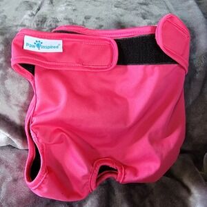 Paw Inspired Dog Diaper Female Large Pink Excellent‎ Washable Reusable Wrap